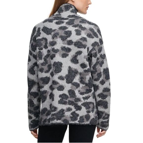 NWT DKNY Womens Gray Long Sleeve Turtleneck Sweater - Picture 2 of 9